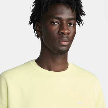 Суитчър Nike Solo Swoosh Fleece Crew Жълто | DX1361-331, 4