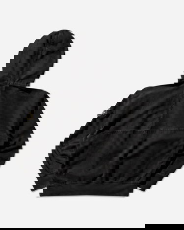 Суитчър Stone Island Organic Panama Cotton OLD Effect Hooded Zip Jacket Черно | L1S156100068S0184 V0129, 2