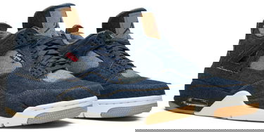 Кецове и обувки Jordan Levi's x Air Jordan 4 Retro "Denim" Тъмно синьо | AO2571-401, 4