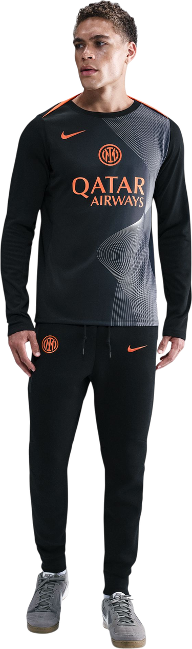 Фланелка Nike Dri-FIT Long-Sleeve Shirt Inter Milan Total 90 Academy Pro Third 2025/26 Черно | hm3743-010, 2