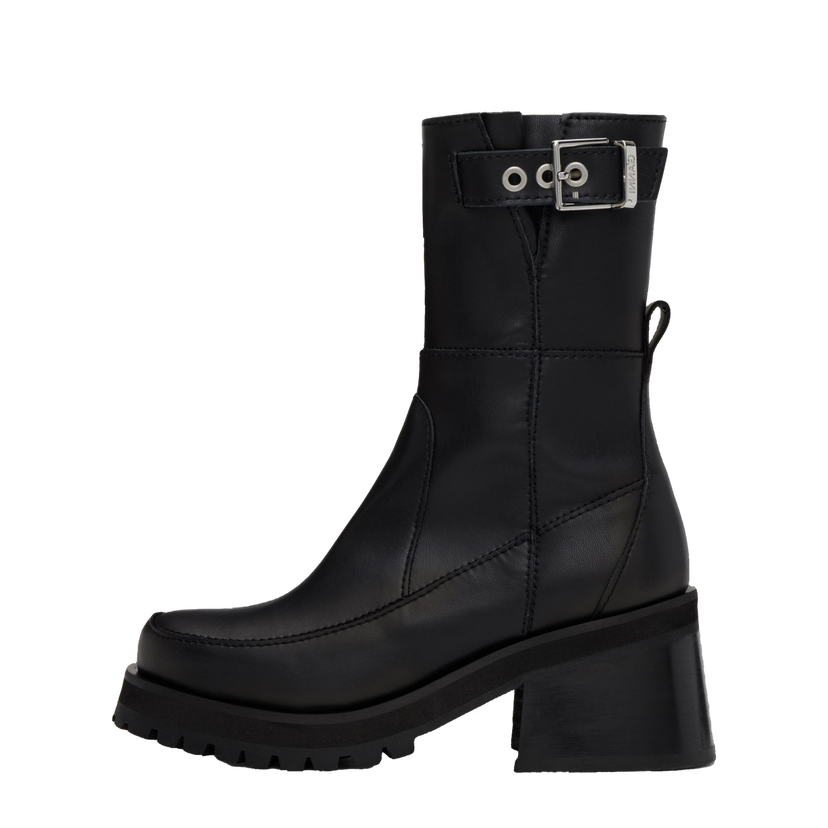 Кецове и обувки GANNI Buckle Platform Boots Черно | S2784