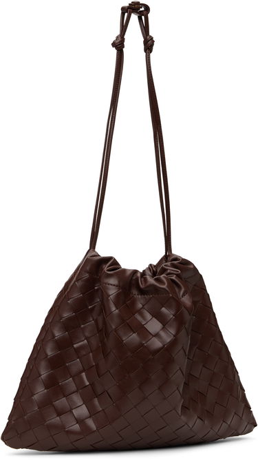 Дамска чанта Bottega Veneta Medium Intrecciato Leather Dust Bag Кафяво | 796728 V3IV1, 4