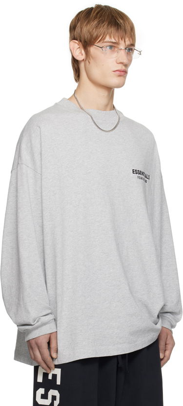 Пуловер Fear of God Fear of God ESSENTIALS Jersey Long Sleeve T-Shirt Сиво | 125HO244378F, 1