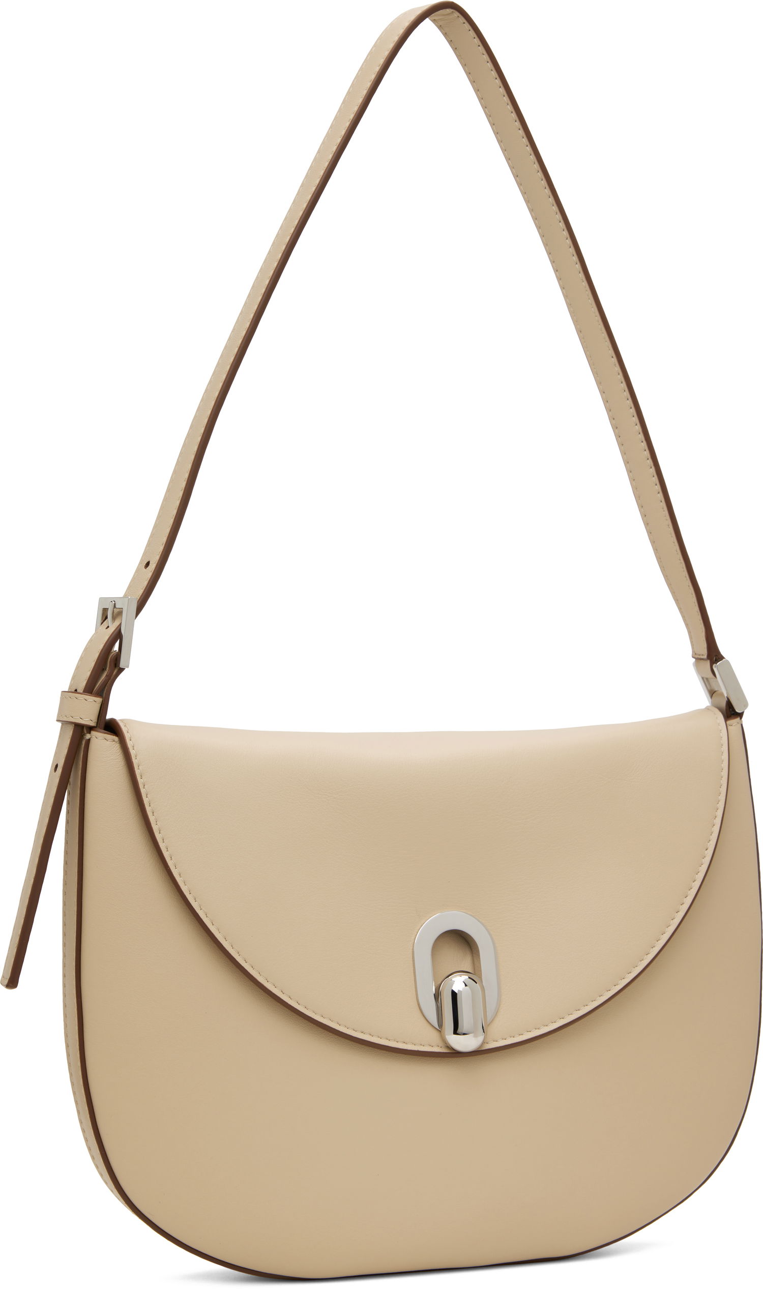 Дамска чанта Savette Off-White Small Tondo Bag Бяло | H-008-01-01, 1