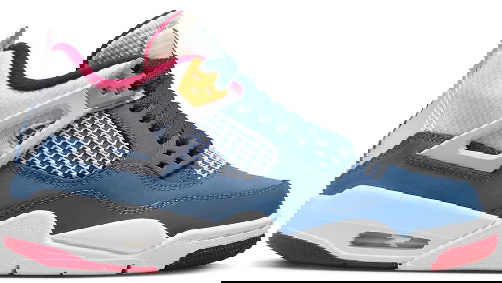 Кецове и обувки Jordan Jordan 4 Retro Messy Room (GS) Синьо | DR6952-400, 0