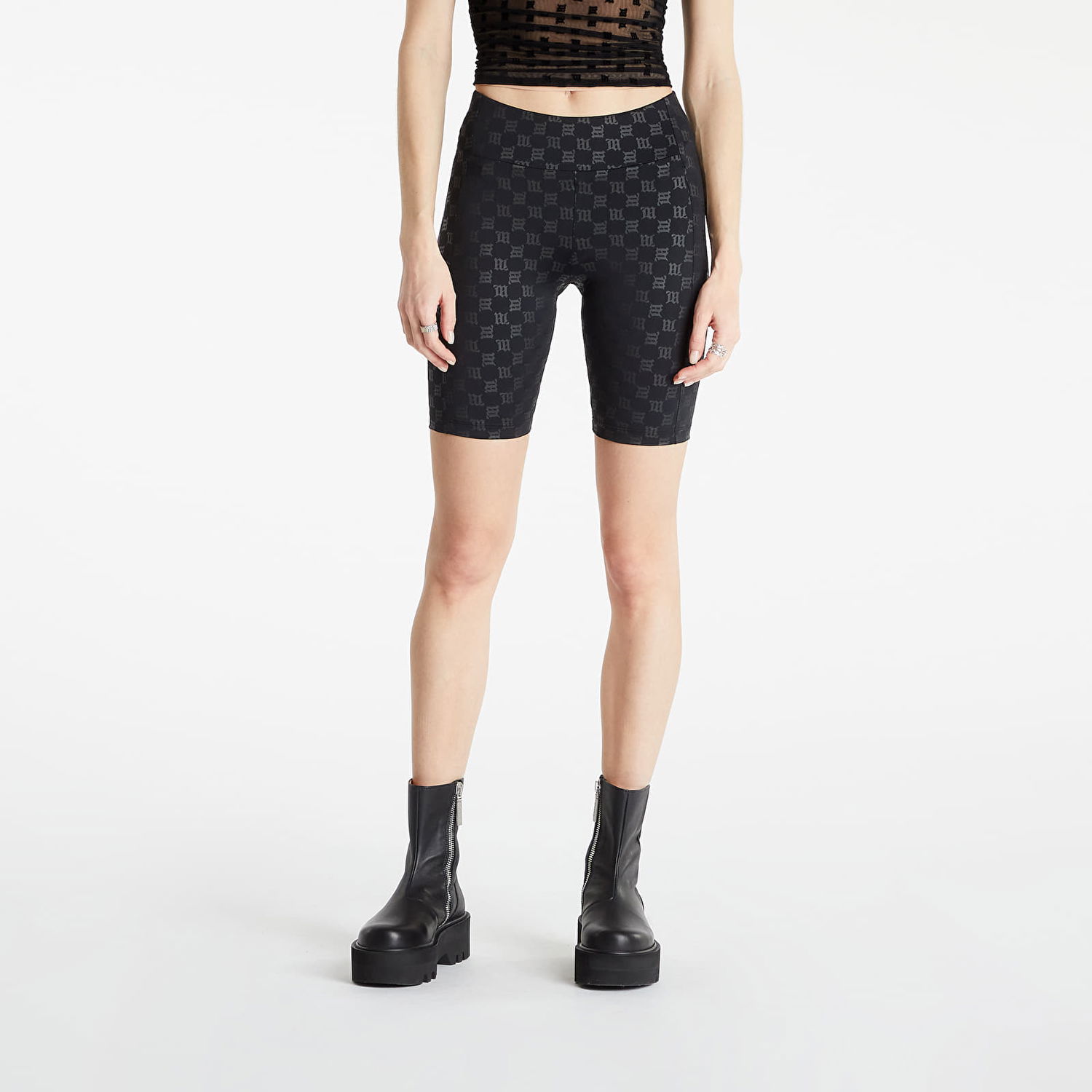 Къси панталони MISBHV Monogram Biker Shorts Черно | 3121W301, 0