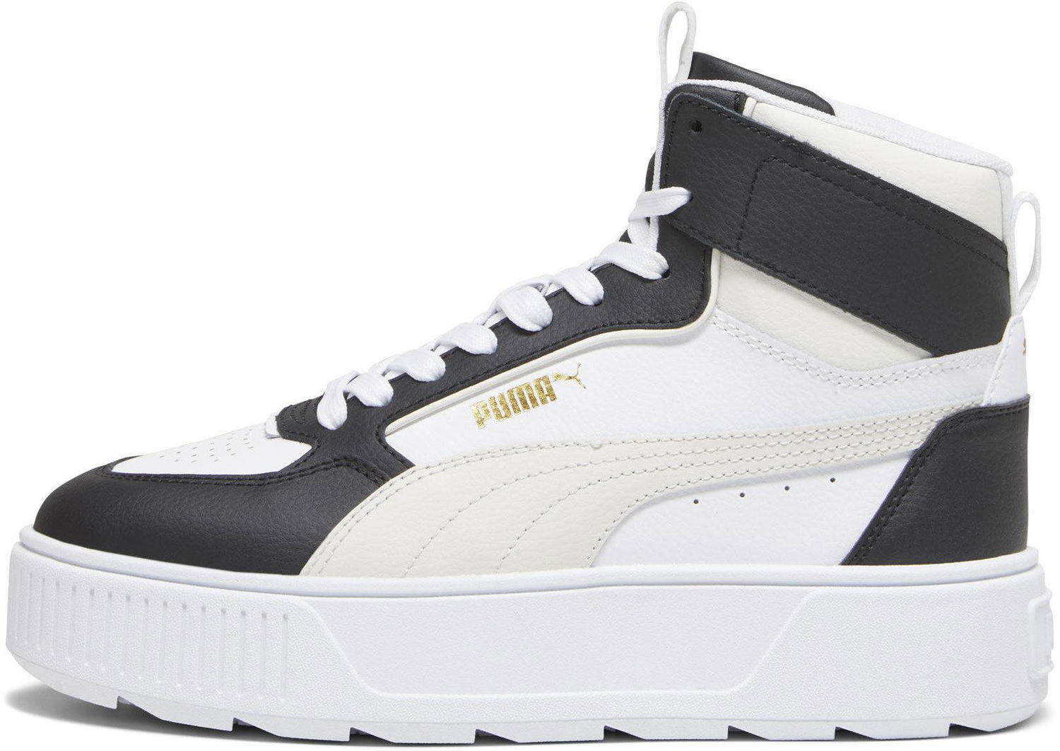 Кецове и обувки Puma Karmen Rebelle Mid "White/Vapor Grey/Black" Бяло | 387213-11, 0