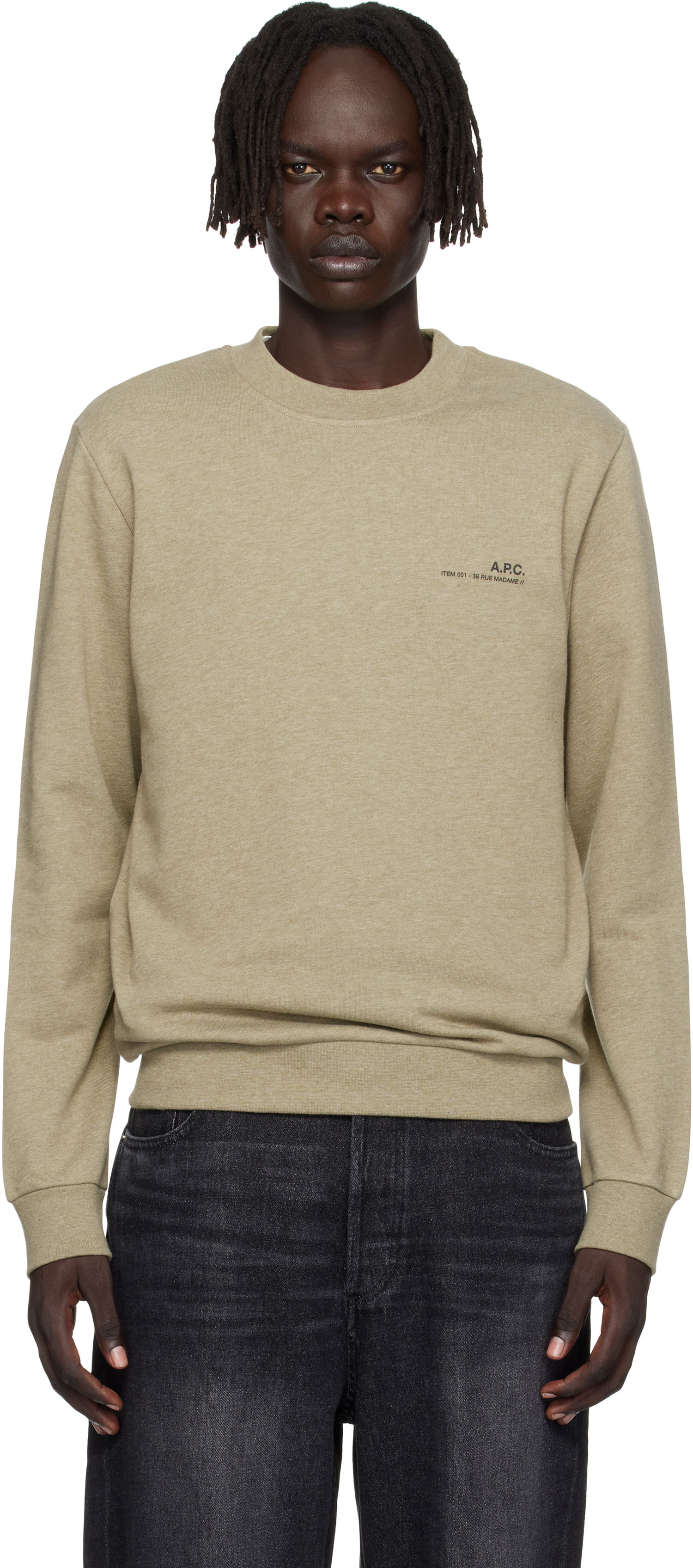 Суитчър A.P.C. A.P.C. Standard Item Sweatshirt Зелено | COHGT-M27927, 0