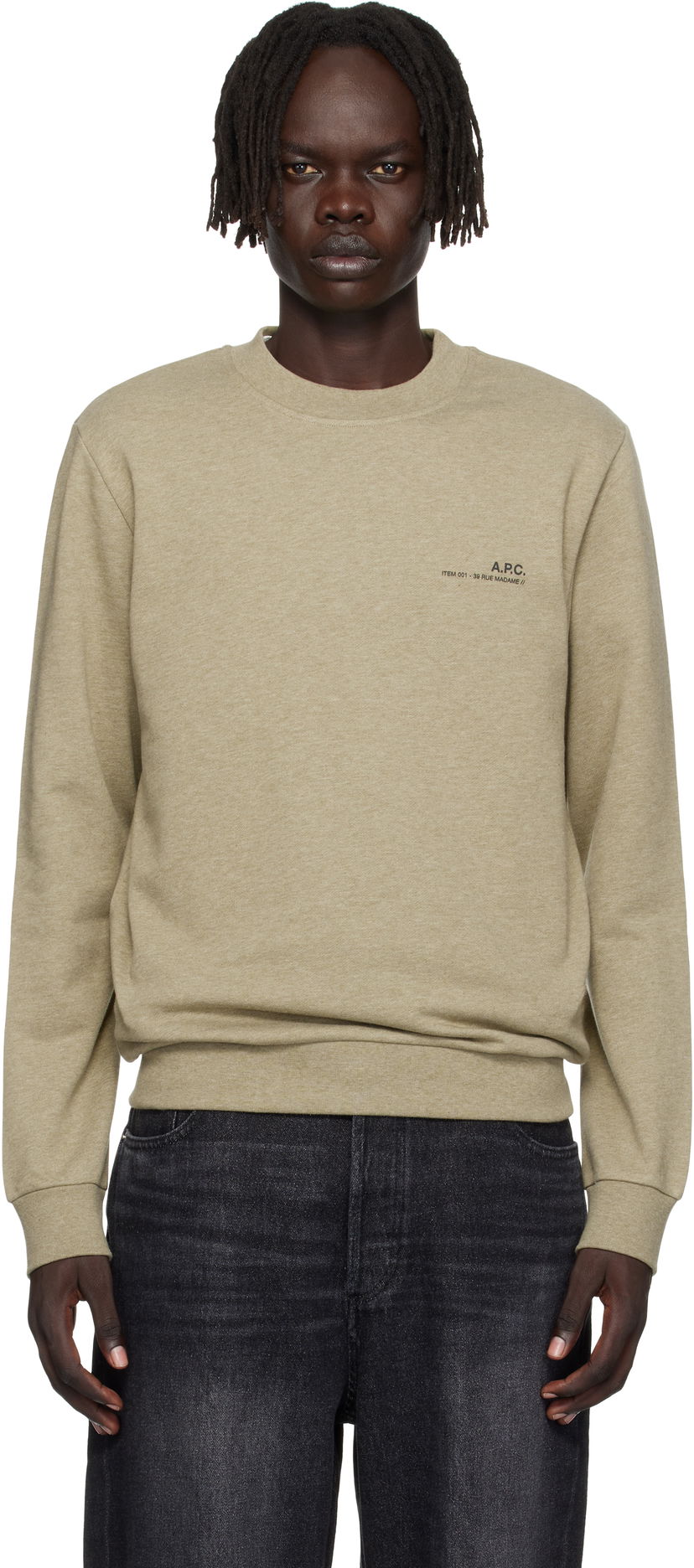 Суитчър A.P.C. A.P.C. Standard Item Sweatshirt Зелено | COHGT-M27927