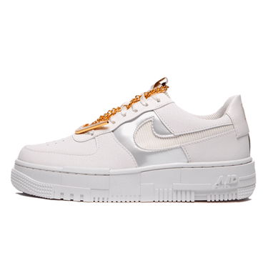 Кецове и обувки Nike Air Force 1 Pixel "White Gold Chain" W Сиво | DC1160-100, 0