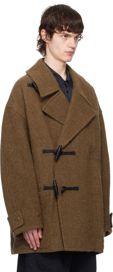 Палта LEMAIRE Lemaire Short Duffle Coat Кафяво | CO1089 LF504, 1