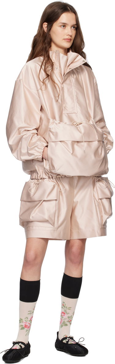 Ветровка Simone Rocha Simone Rocha Drawstring Cargo Flap Pocket Jacket Розово | 6117 1221, 3