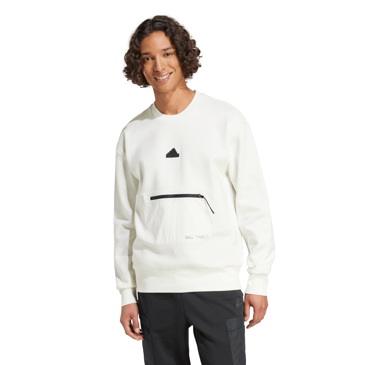 Суитчър adidas Originals Crew Sweatshirt Бяло | IV7415, 0