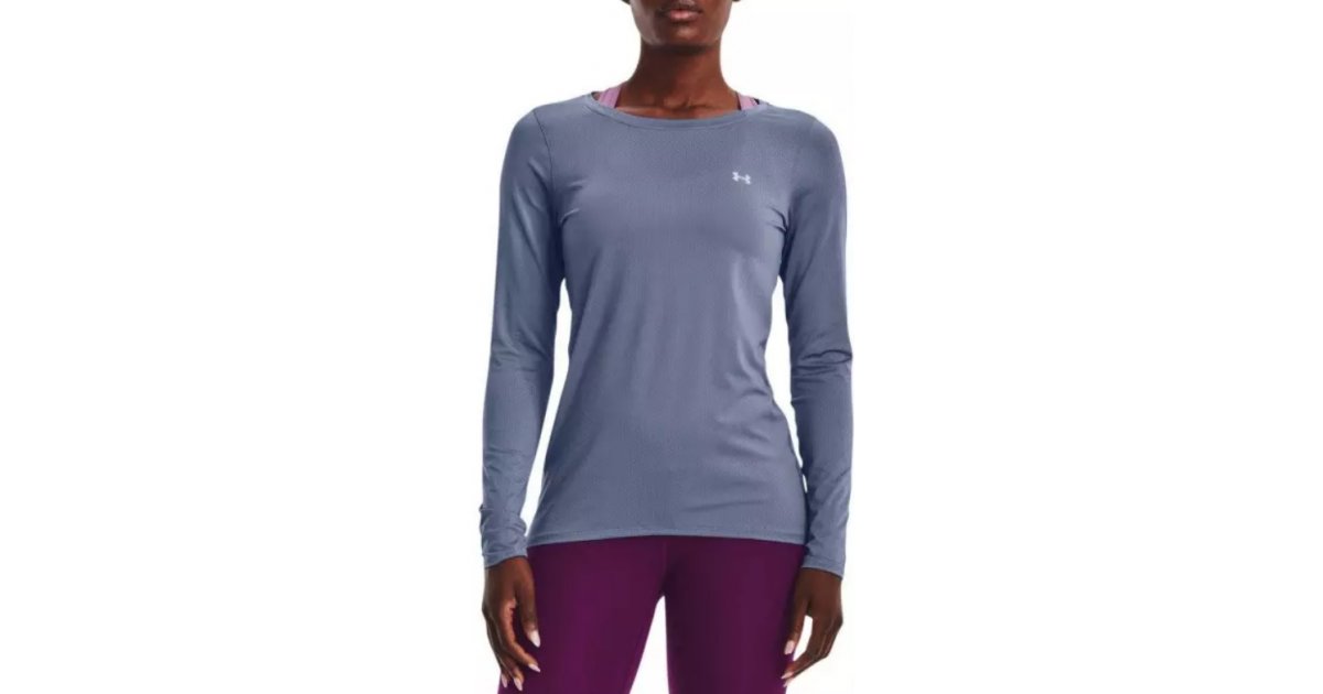 Тениска Under Armour Under Armour HeatGear® Long Sleeve T-Shirt Синьо | 1328966-767, 1