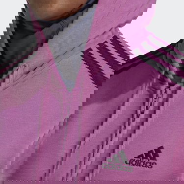 Суитчър adidas Performance Sportswear Essentials French Terry 3-Stripes Full-Zip Hoodie Розово | HL2061, 5
