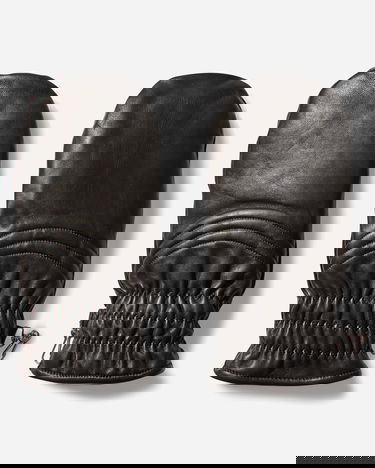 Ръкавици OUR LEGACY Spheric Leather Mittens Черно | A4258SBN 001, 2