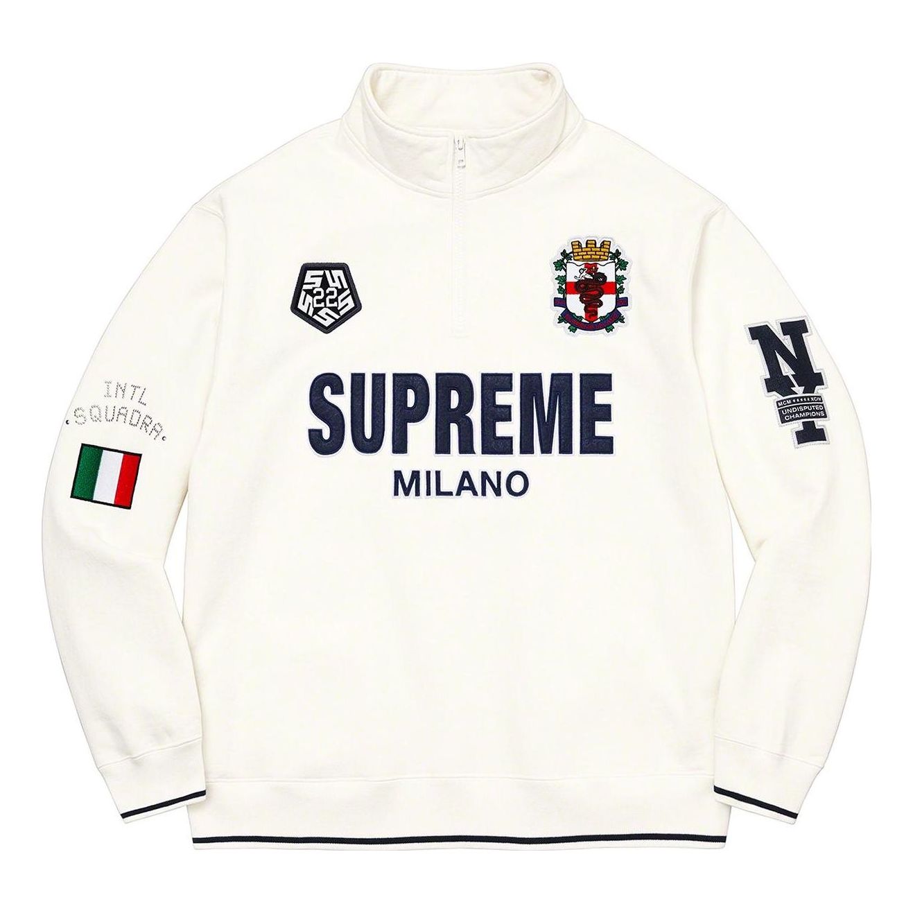 Пуловер Supreme {Supreme} Milano Half-Zip Pullover Бяло | SUP-FW22-566, 0