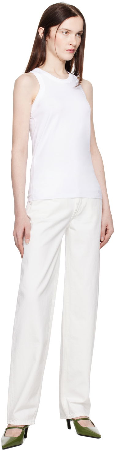 Потник Loulou de Saison Loulou de Saison Poso Tank Top Бяло | POSO, 3