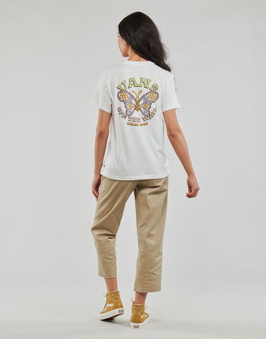Тениска Vans Paisley Fly Boyfriend Fit T-shirt Бяло | VN000ACNFS8, 3