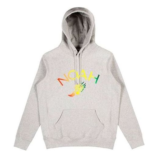 Суитчър Noah Embroidered Hoodie with Winged Foot Logo Сиво | SS5SS18GRY