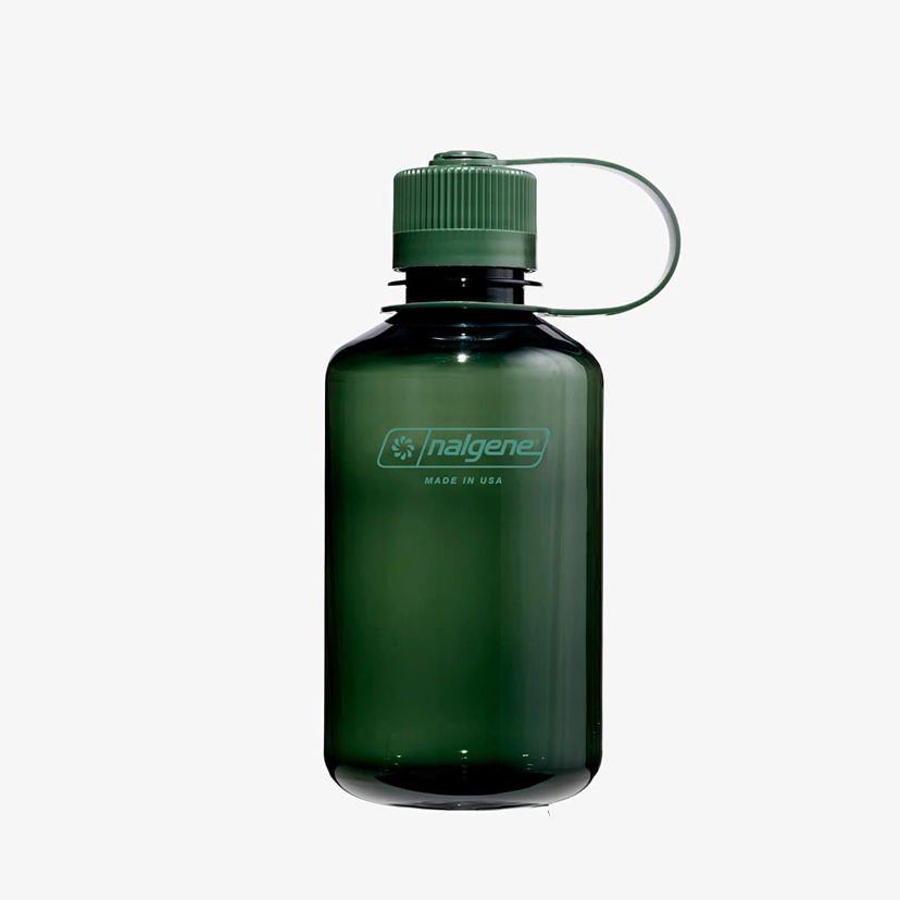 Бутилки за пиене Nalgene 500ml Narrow Mouth Sustain Water Bottle Зелено | 2021-0716