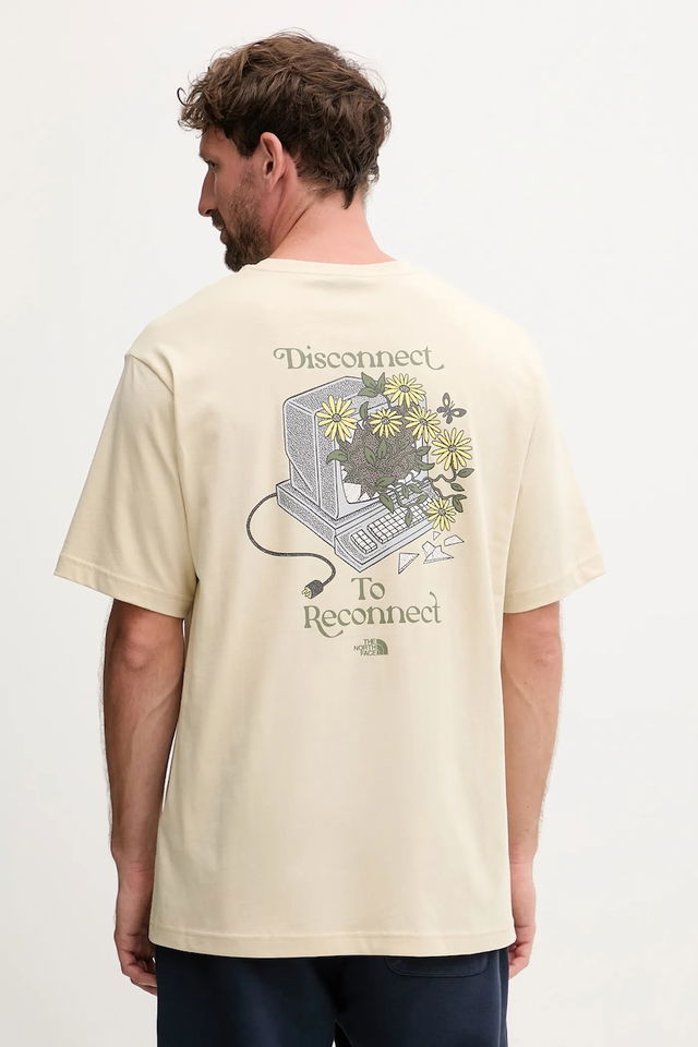 Connected Relaxed Cotton Graphic T-Shirt