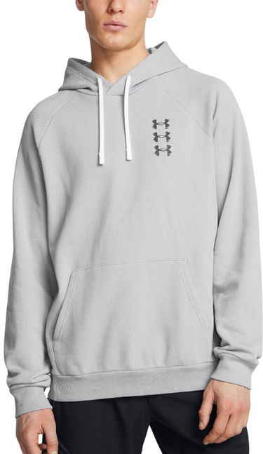 Суитчър Under Armour Rival Fleece Texture Hoodie Сиво | 1389427-011, 0