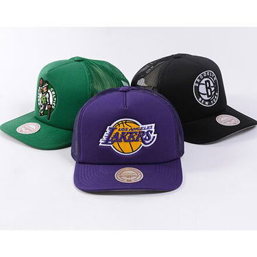 Шапка с козирка Mitchell & Ness Los Angeles Lakers Evergreen Trucker Cap Лилаво | HT8032-LALPURP, 2