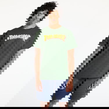 Тениска Thrasher Thrasher Stacked T-Shirt Зелено | 145687, 0