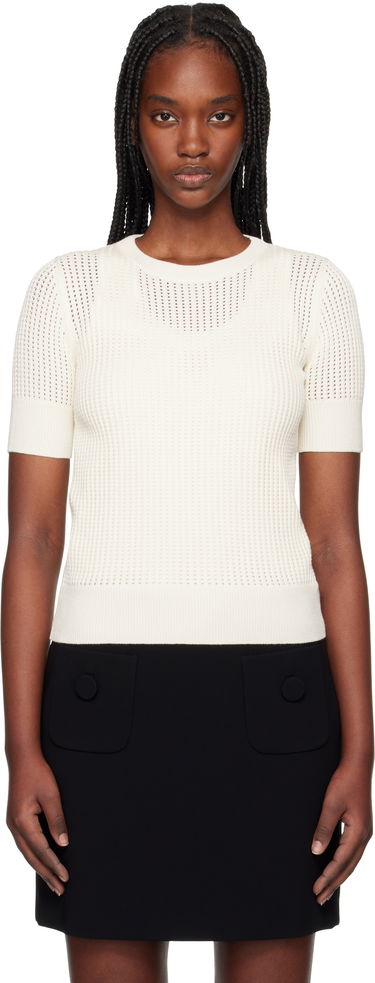 Пуловер Max Mara Max Mara Ebbri Knitted Sweater Бяло | 2516361071600, 0