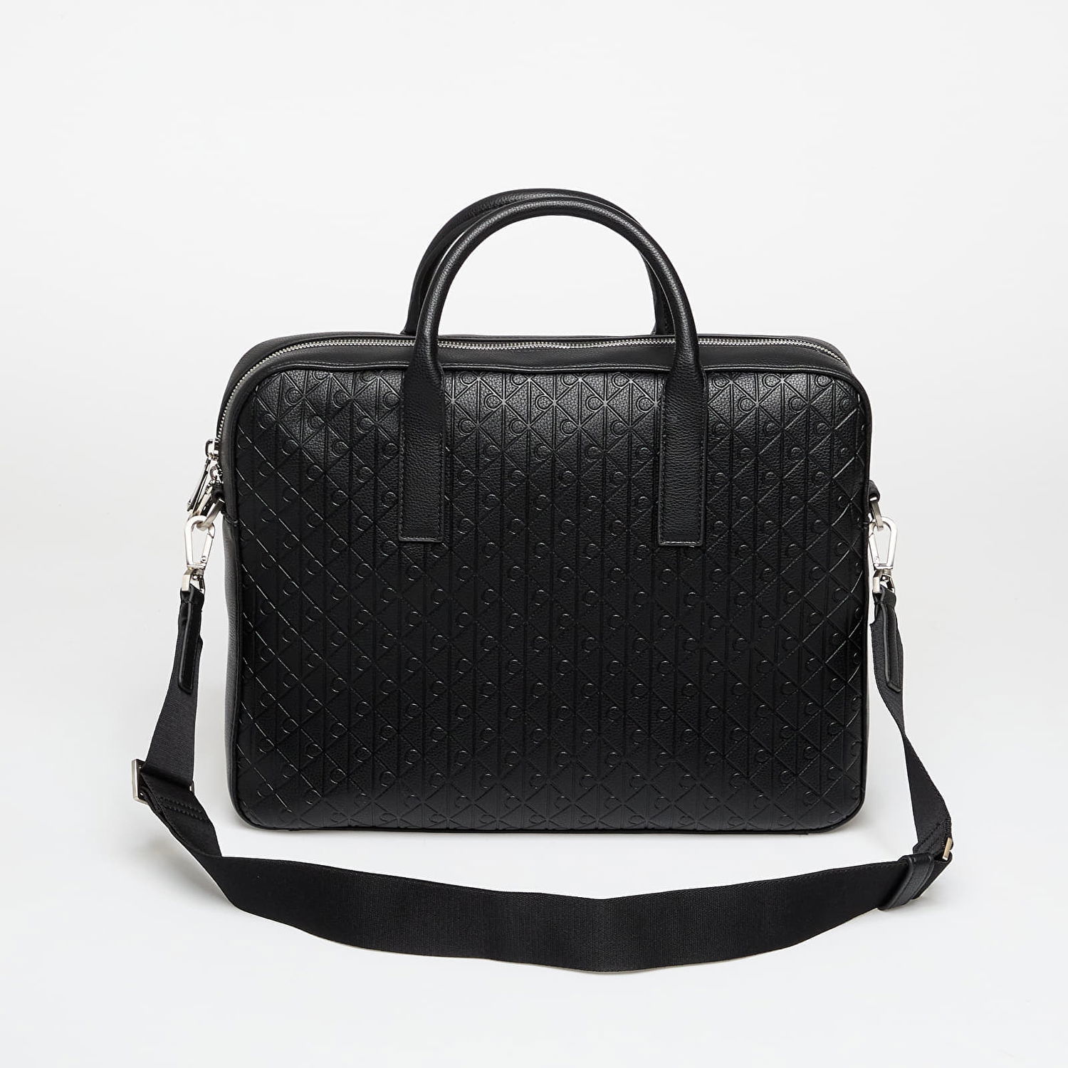 Чанта през рамо CALVIN KLEIN Calvin Klein Emblem Emboss Work Bag Черно | LV04D3265G UB1, 1