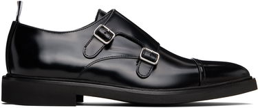 Облекло Thom Browne Thom Browne Soft Spazzolato Double Monk Strap Shoes Черно | MFG018C-L0043, 0