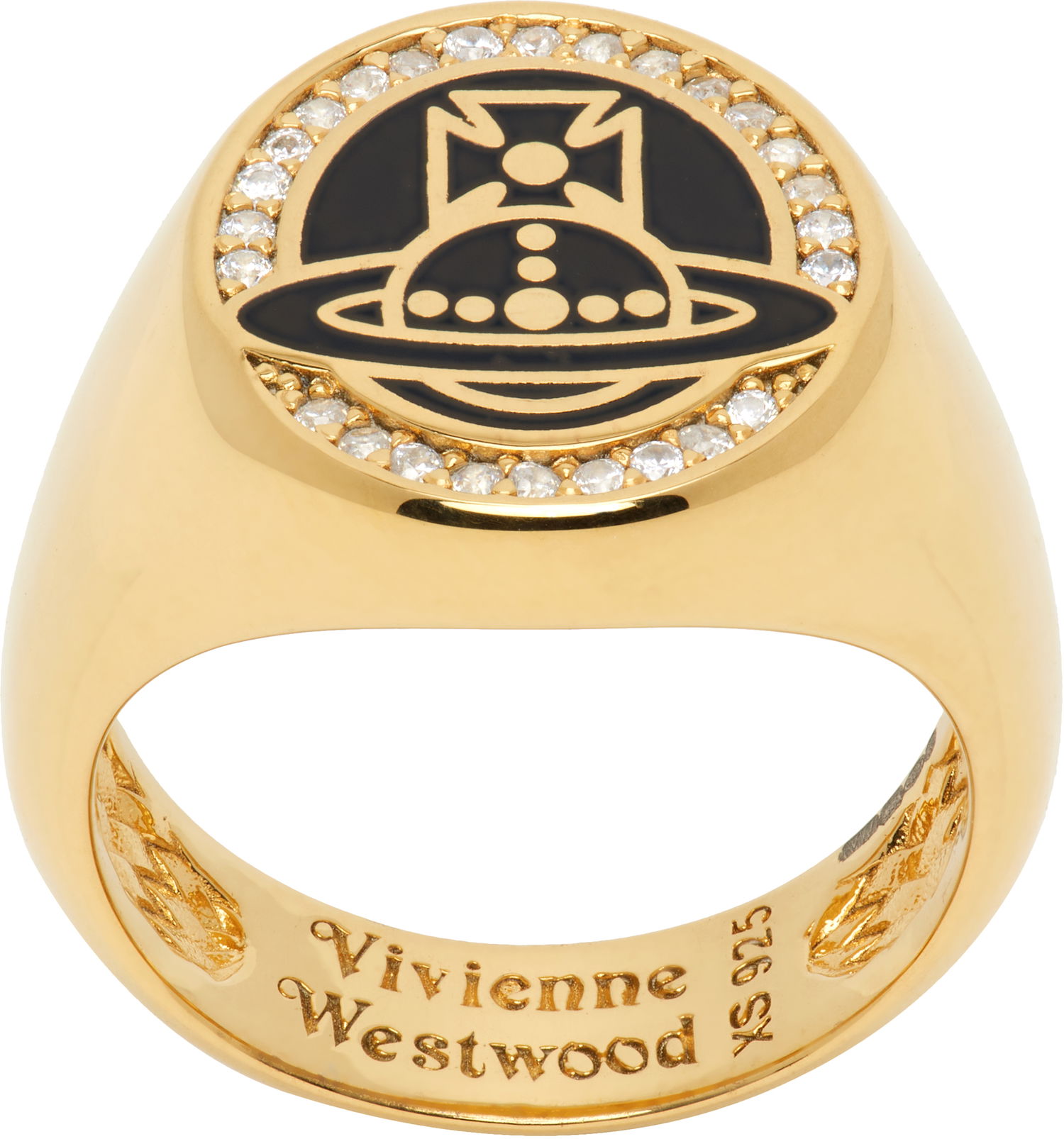 Пръстен Vivienne Westwood Vivienne Westwood Gold-Tone Sussex Ring Жълто | 64040186-01R867-, 0