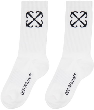 Чорапи Off-White Arrow Socks Бяло | OWRA039C99KNI0010110, 1