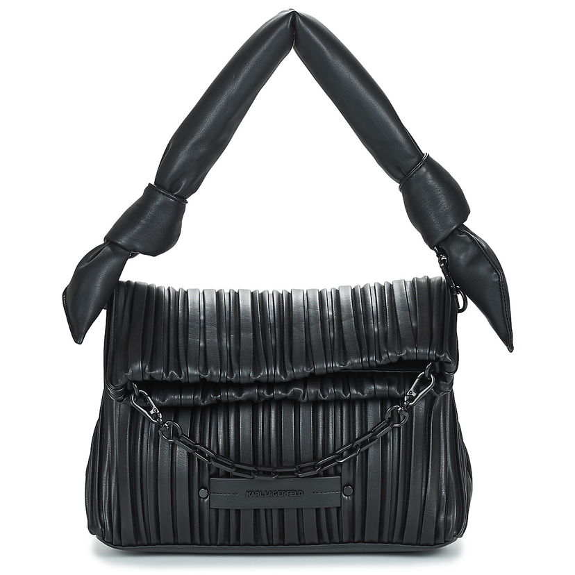 Чанта през рамо KARL LAGERFELD Shoulder Bag K/KUSHION KNOTTED SM FOLD TOTE Черно | 231W3046-A999-BLACK