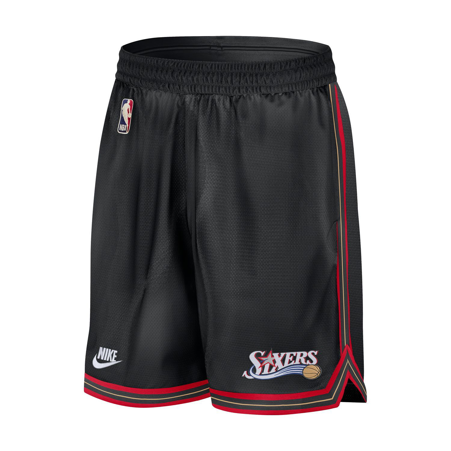 Къси панталони Nike Dri-FIT NBA Philadelphia 76ers DNA 2025/26 Hardwood Classics 8" Shorts Черно | HQ5258-010, 1