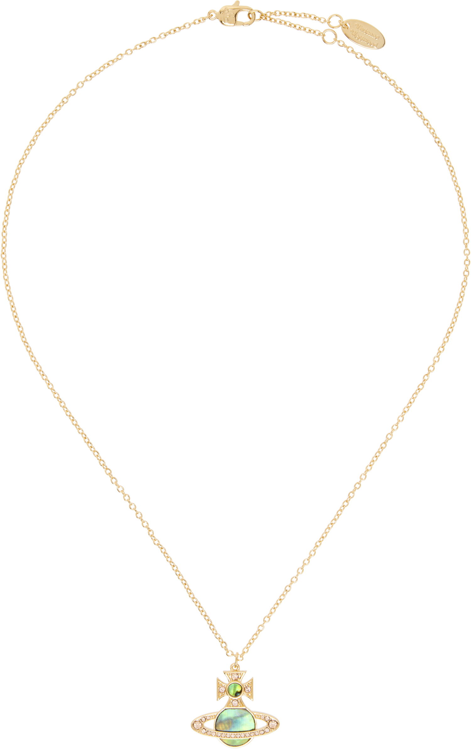 Колие Vivienne Westwood Vivienne Westwood Rina Pendant Necklace Зелено | 630203FV-02R898-, 0