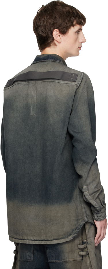 Риза Rick Owens Concordia Fogpocket Denim Shirt Многоцветен | RU02E1237 DKDEG, 2