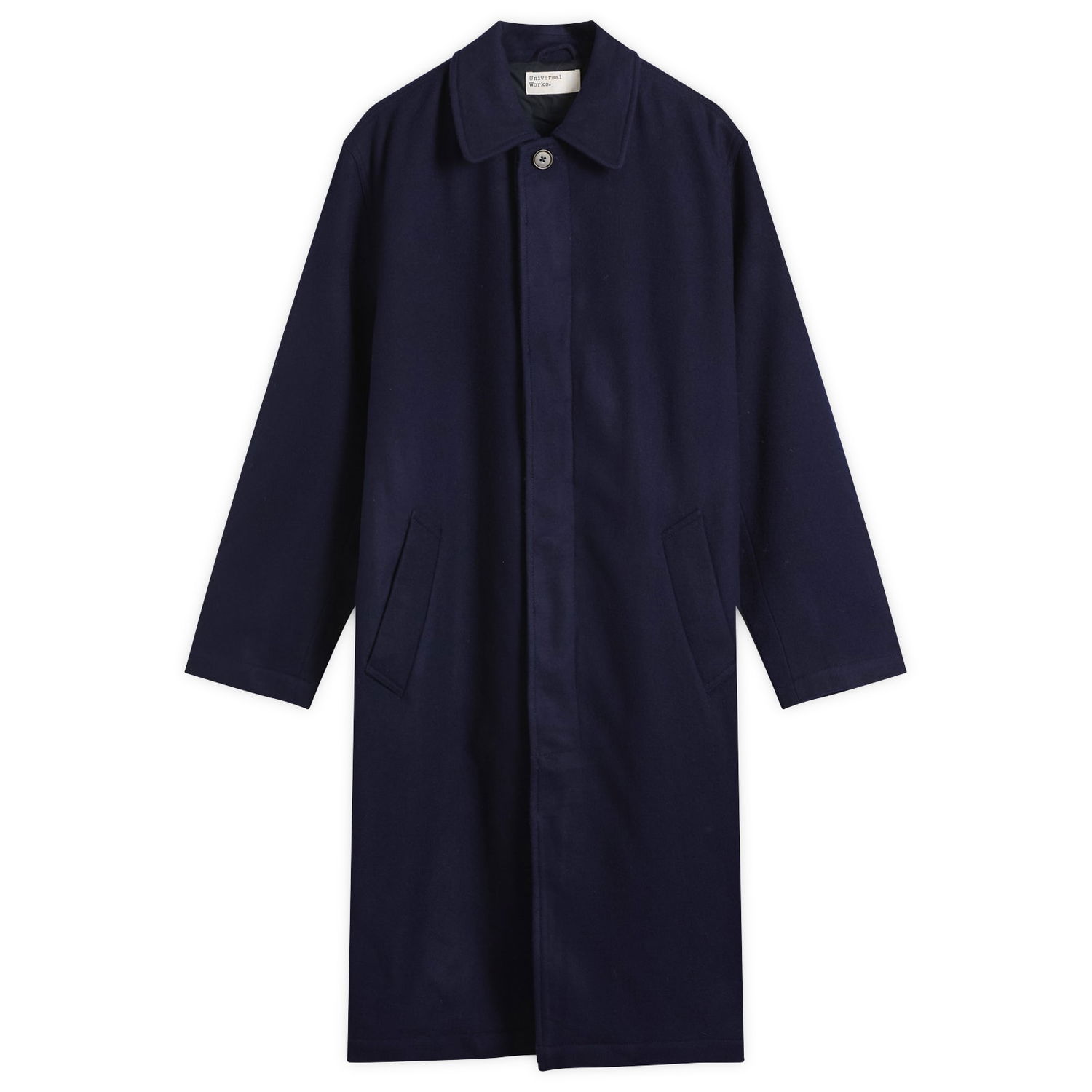 Палта Universal Works Mowbray Wool Mac Coat, Size Small Тъмно синьо | 33104-NVY, 0