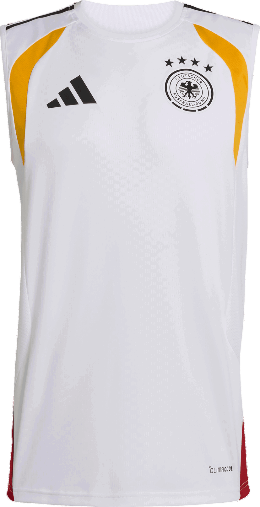 Потник adidas Originals Germany Tiro 26 Sleeveless Training Top Бяло | kb4494