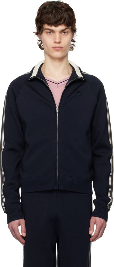 Комплект Wales Bonner Wales Bonner Tide Track Jacket Тъмно синьо | US25KN34-KN05-599 BRIGHT RAYON, 0