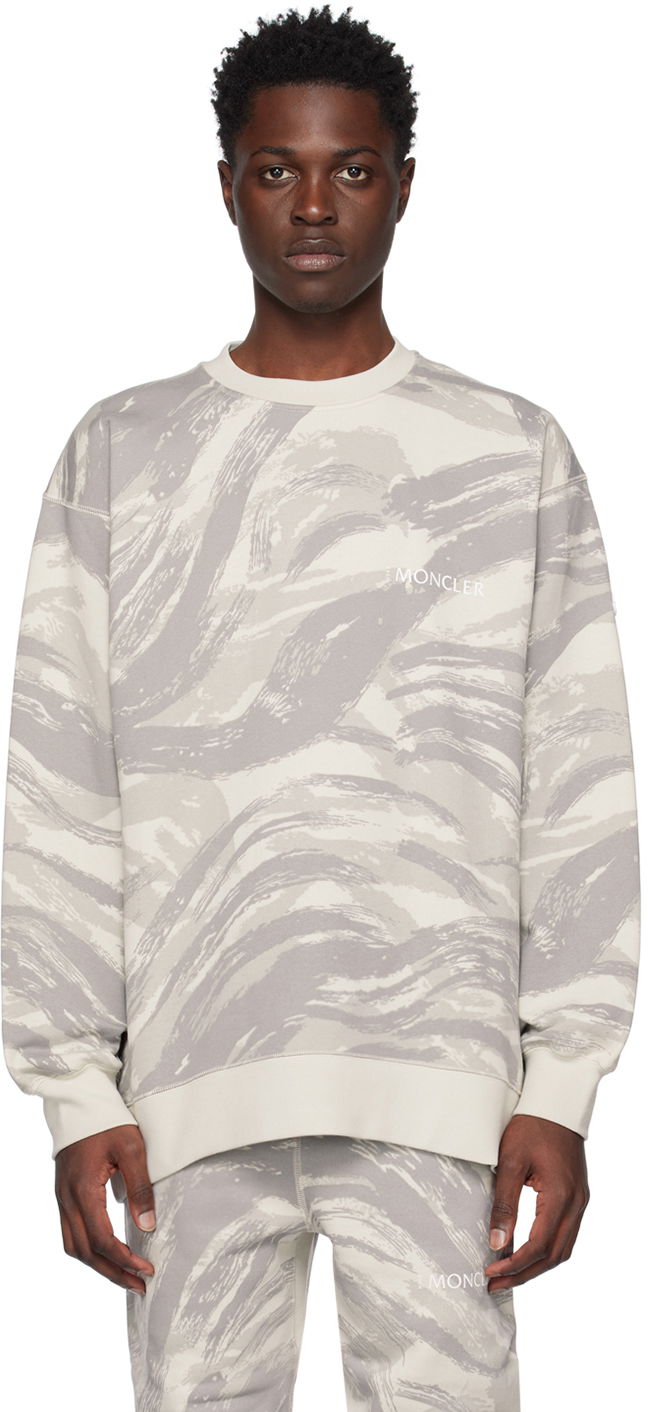 Суитчър Moncler x Genius 4 x HYKE Printed Sweatshirt Сиво | H209K8G00001M2547, 0