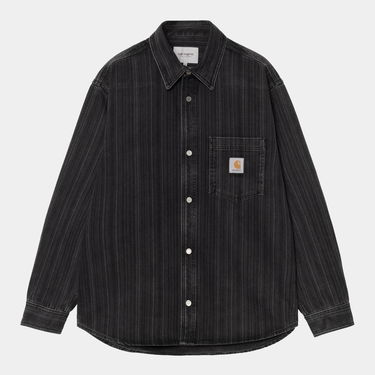 Риза Carhartt WIP Carhartt WIP Rylan Stripe Shirt Jacket Черно | I035567_4, 5