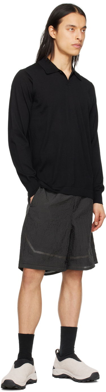 Поло тениска NORSE PROJECTS Norse Projects ARKTISK Single-Button Polo Черно | N45-0539, 3