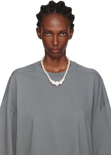 Колие Ottolinger Ottolinger Dipped Faux Pearl Necklace Бяло | 125-902925-02, 1