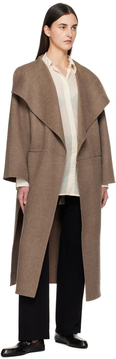 Палта TOTEME TOTEME Signature Wool Cashmere Coat Кафяво | 251-WRO885-FB0360, 3