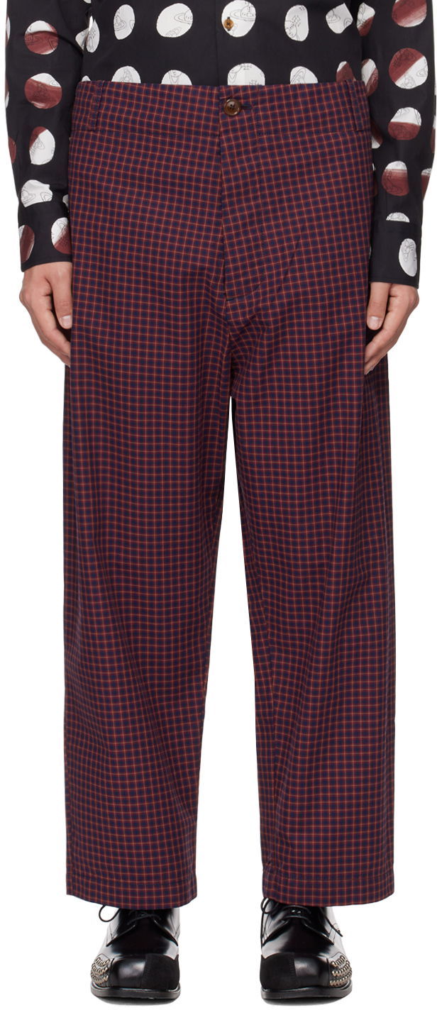 Панталони Vivienne Westwood Alien Trousers Бургунди | 39020009-W00RD-