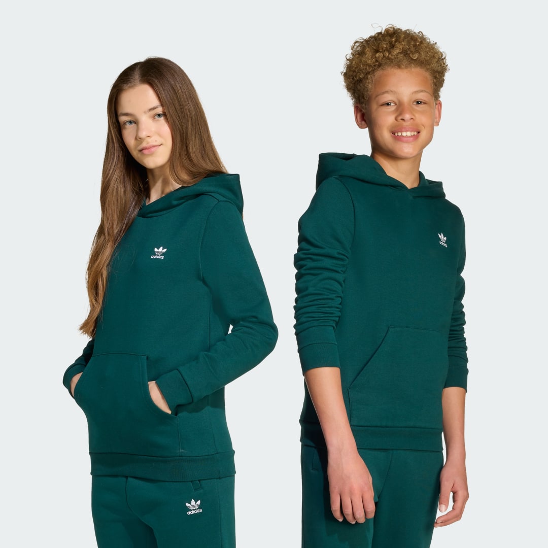 Суитчър adidas Performance Kids' Fleece Hoodie Зелено | JX2742, 0