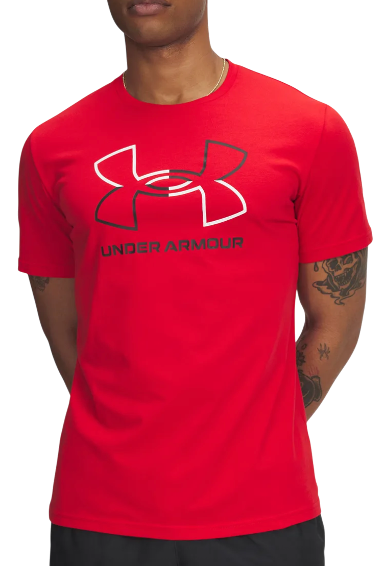 Тениска Under Armour Short Sleeve T-Shirt GL FOUNDATION UPDATE Червено | 1382915-601