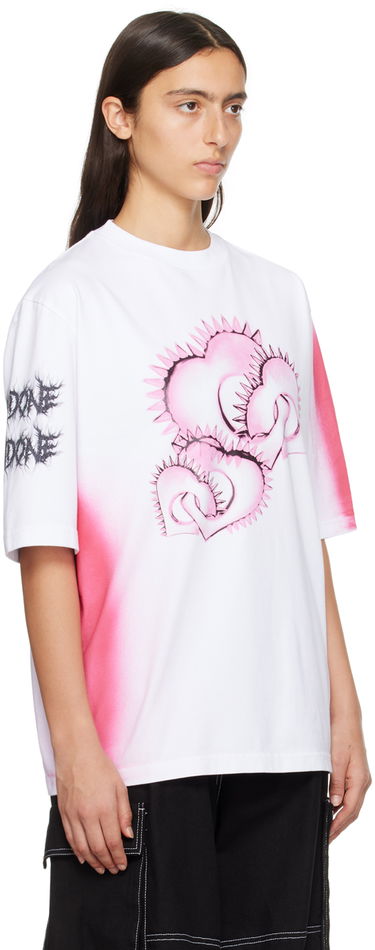 Тениска We11done Graphic Print T-Shirt Бяло | WD-TT3-23-748-U-WH, 1